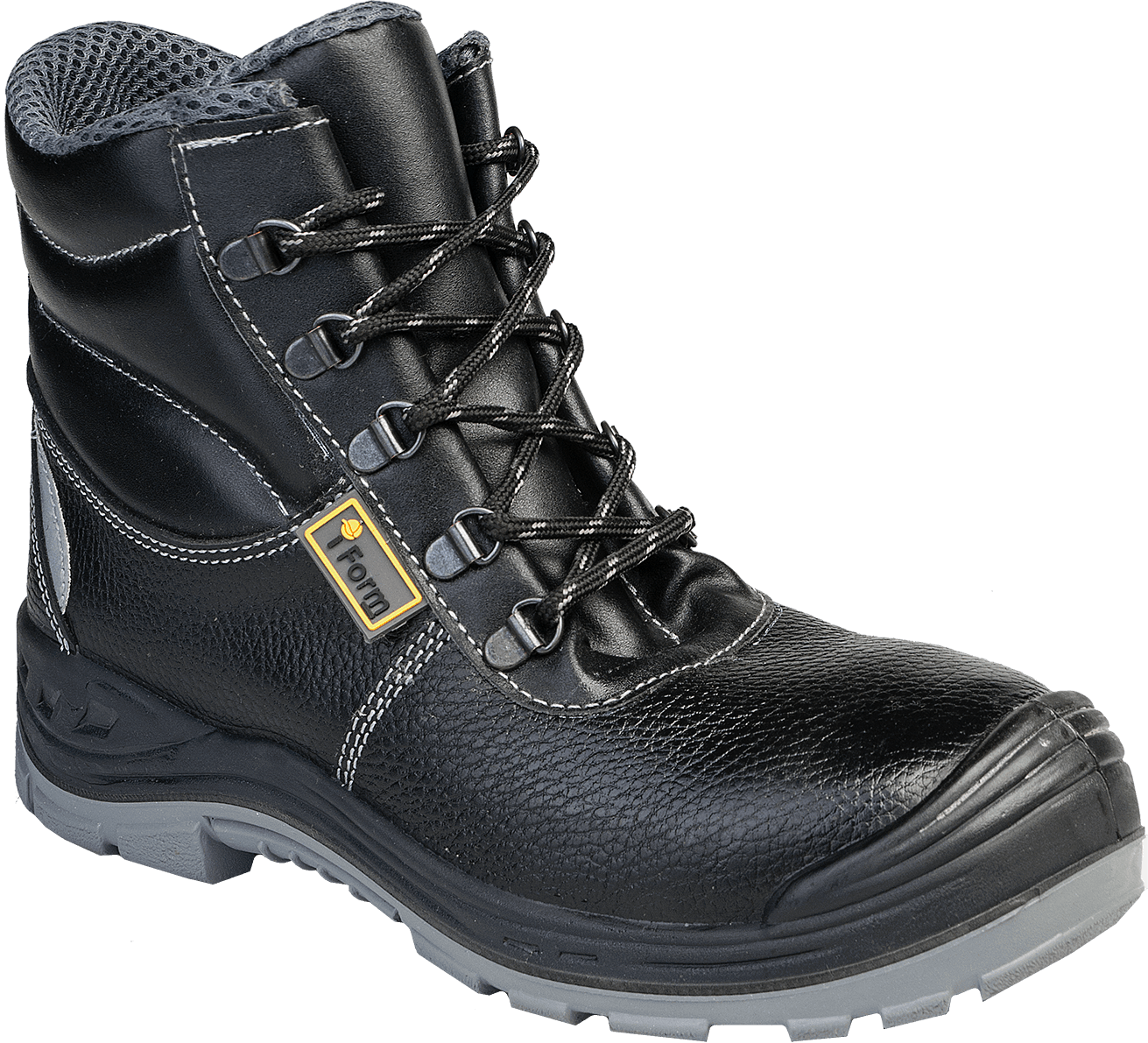 Ботинки TURBO с КП, хромовые ПУ-нитрил